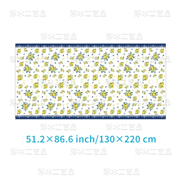 Capri lemon tablecloth 137X274