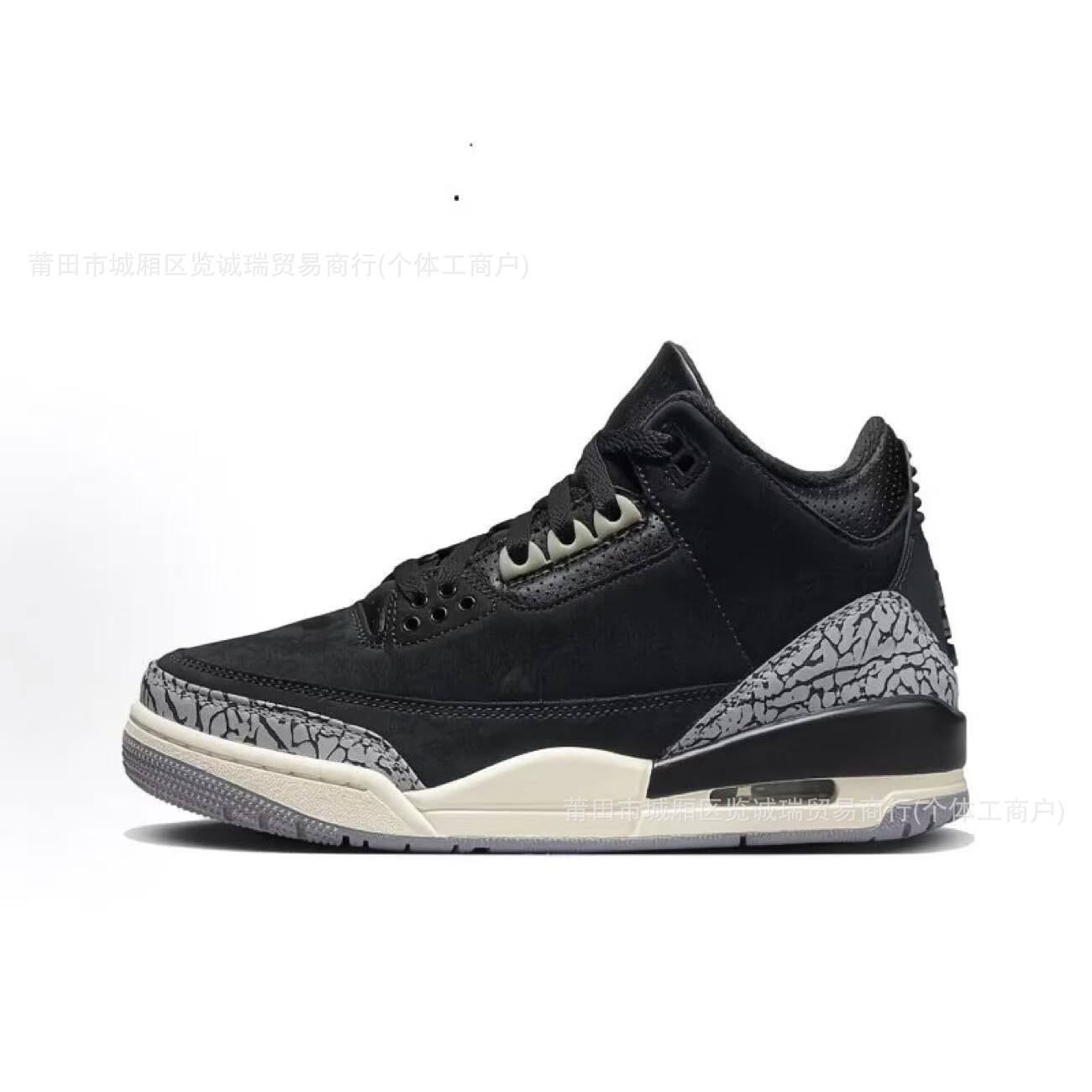 Comercio exterior Putian zapatos aj3 zapatos de baloncesto Fujiwara Hao North Carolina zapatos de cemento azul y blanco para hombres y mujeres zapatos de carrera de suela gruesa
