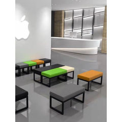シンプルな靴屋の靴交換スツール、全体溶接ロングベンチ、家庭用ソフトパッケージベッドエンドベンチ、ドレッシングルームソファベンチ、ドレッシングベンチ