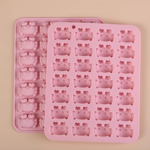 In Stock 28 Consecutive Crab-Shaped Silicone Molds Baking Tools Cake Molds Soft Candy Glue Chocolate Molds