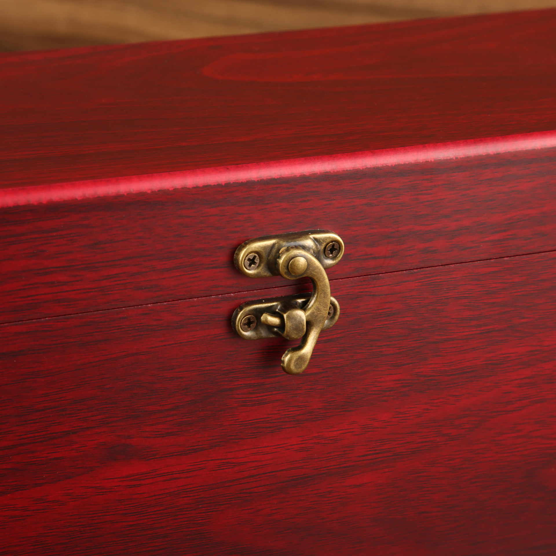 Estuche de lujo para una sola botella de vino, caja de vino de cuero, set de vino universal, set de cuatro piezas, caja para una sola botella. image 3