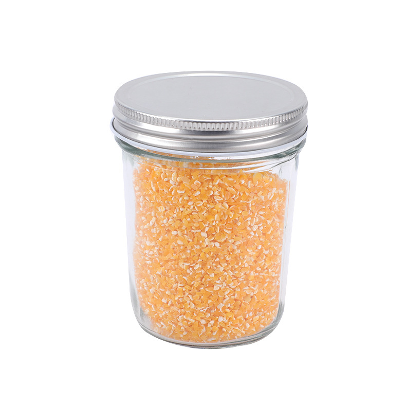 Salsa de pescado al por mayor botella de vidrio sellada puede botella de salsa de Chile doméstica con tapa miel sub-botella fábrica al por mayor