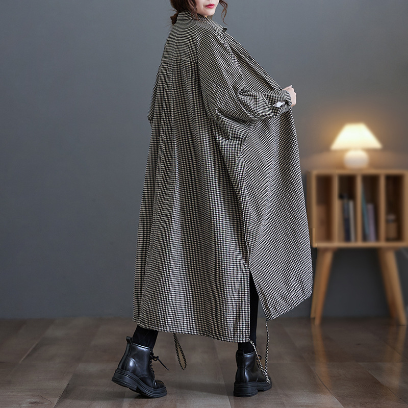 autumn long retro Japanese shirt
