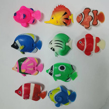 塑料鱼假鱼水族鱼缸仿真鱼观赏造景装饰鱼漂浮假鱼铁片鱼