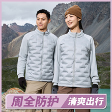 秋冬冲锋衣90%羽绒内胆轻薄保暖男女同款外套高端户外出行骑行