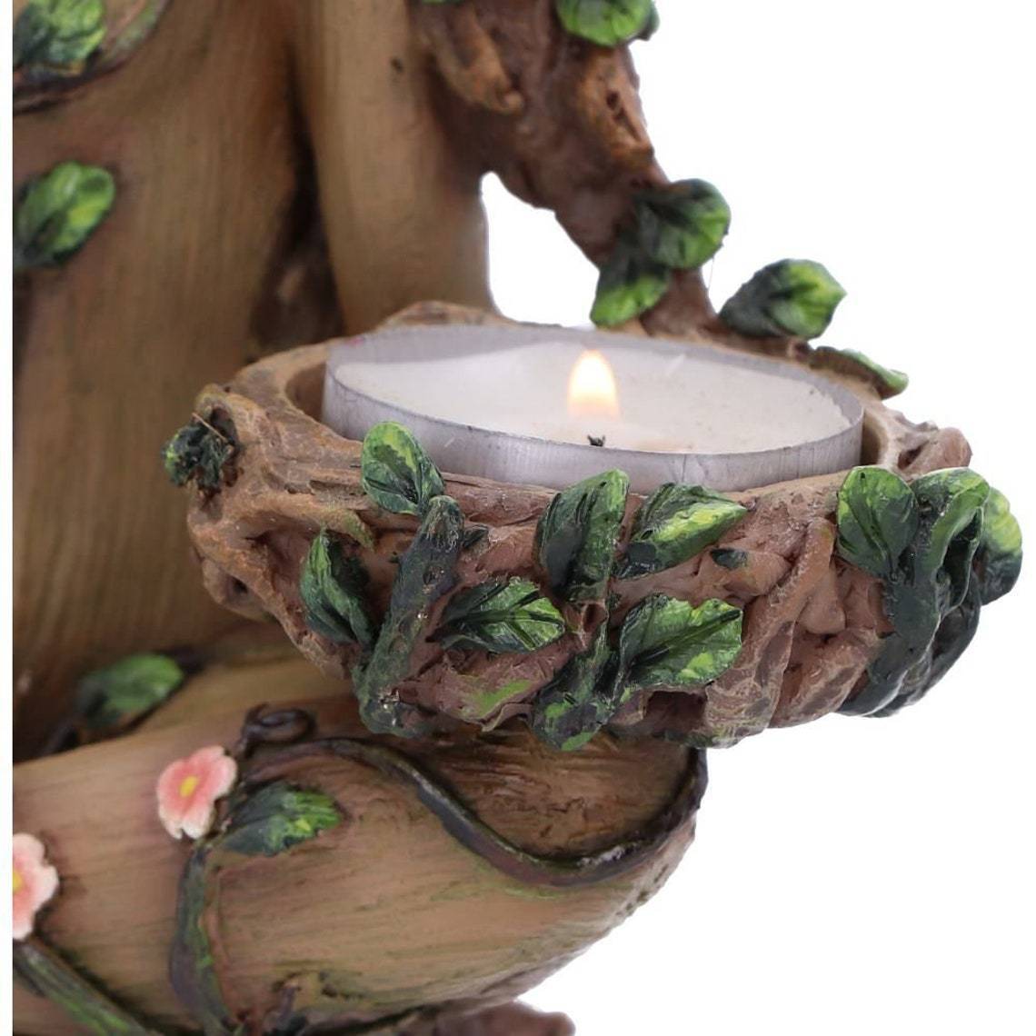 de la nature : protecteur de la forêt, esprit féminin de l'arbre, équilibre de la nature, petit chandelier, chandelier_voghion.com