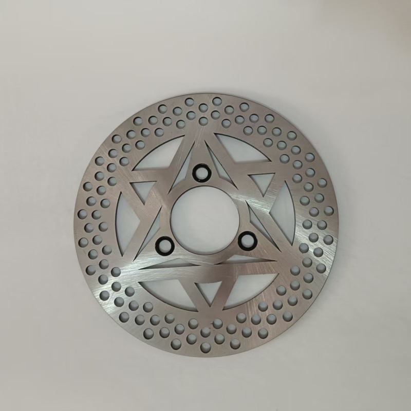 Aircraft-Grade Disc Brake Rotor 220*58*4 Thick - Hole Spacing 70, Brake Disc No. 9 for Niu, Yadea, Lujia Front Wheel, Thickened