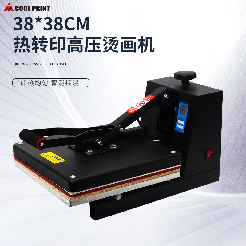 Máquina de impresión de alta presión semiautomática de impresión de transferencia térmica de impresión