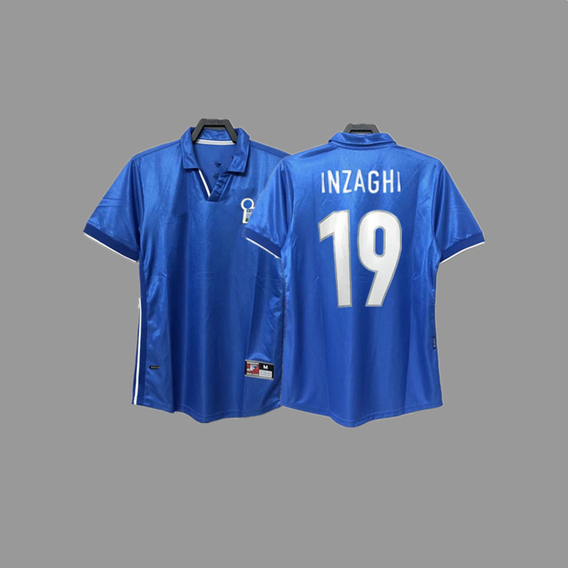 レトロジャージサッカーユニフォームイタリアユニフォームマルディーニバッジョピエロトッティカンナバロジャージ|undefined