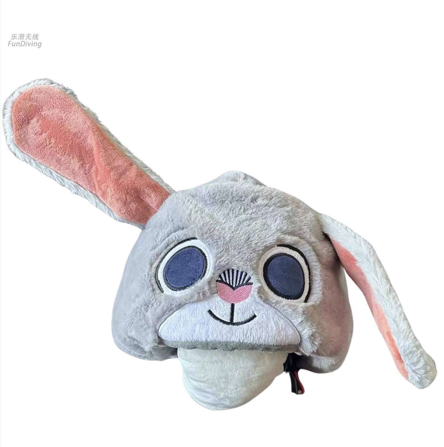 Casco de esquí de peluche muñecas bordadas tridimensionales lindas para niños niñas casco decoración de dibujos animados nueva decoración