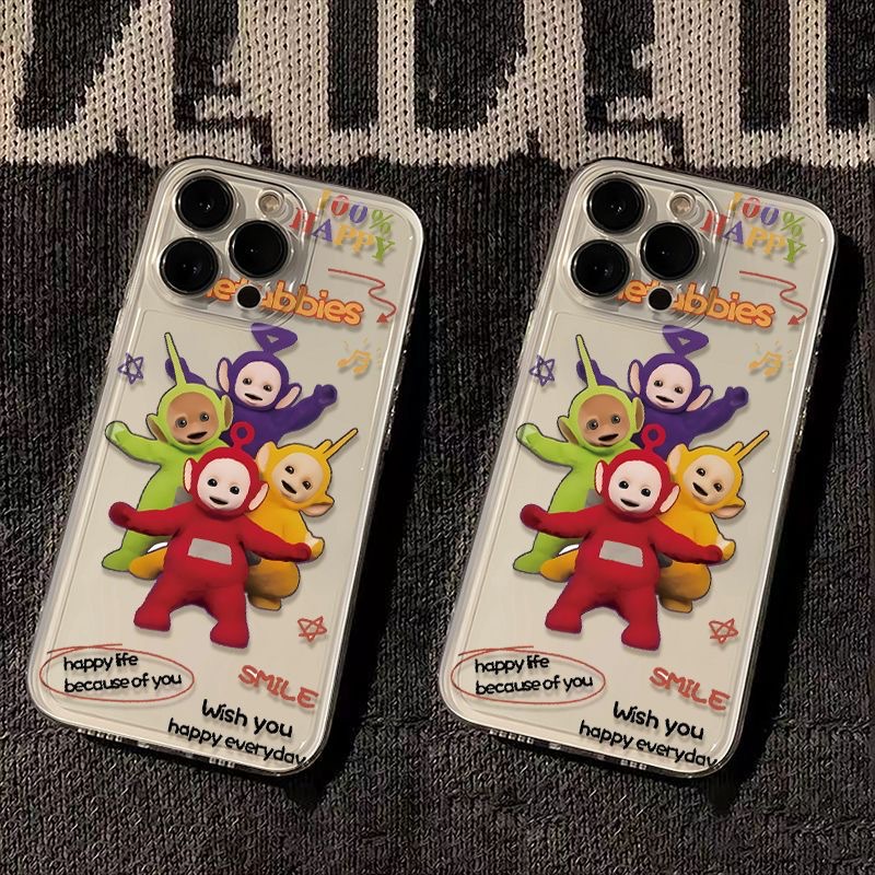 Teletubbies Are 100% Suitable for Apple 15 Mobile Phone Case 16Promax Cute 14 New Style 13 Cartoon 12XS11