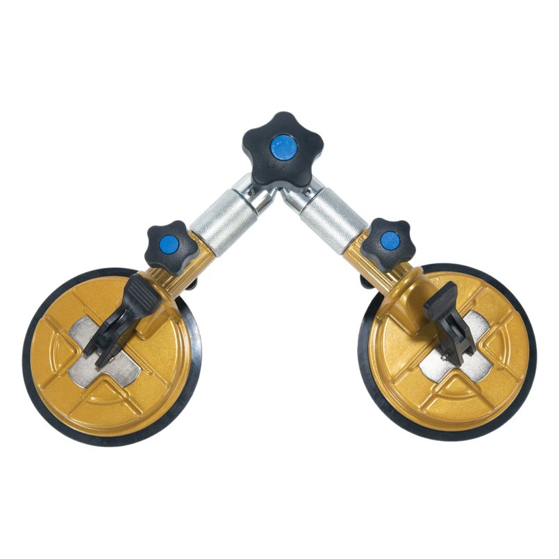 Сварочный аппарат для стеклянной плитки Инь и Ян угловая фиксированная присоска для сращивания 150 градусов Золотая присоска для выравнивания под прямым углом