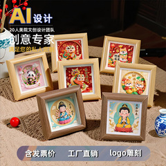 フォトフレームテーブル絵画工場卸売ガラス木製立体中空クリエイティブ 5inch 6789inch A4 写真壁額縁