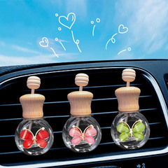Car air vent perfume bottle butterfly decoration clip, car perfume clip, creative car air freshener decoration ornament