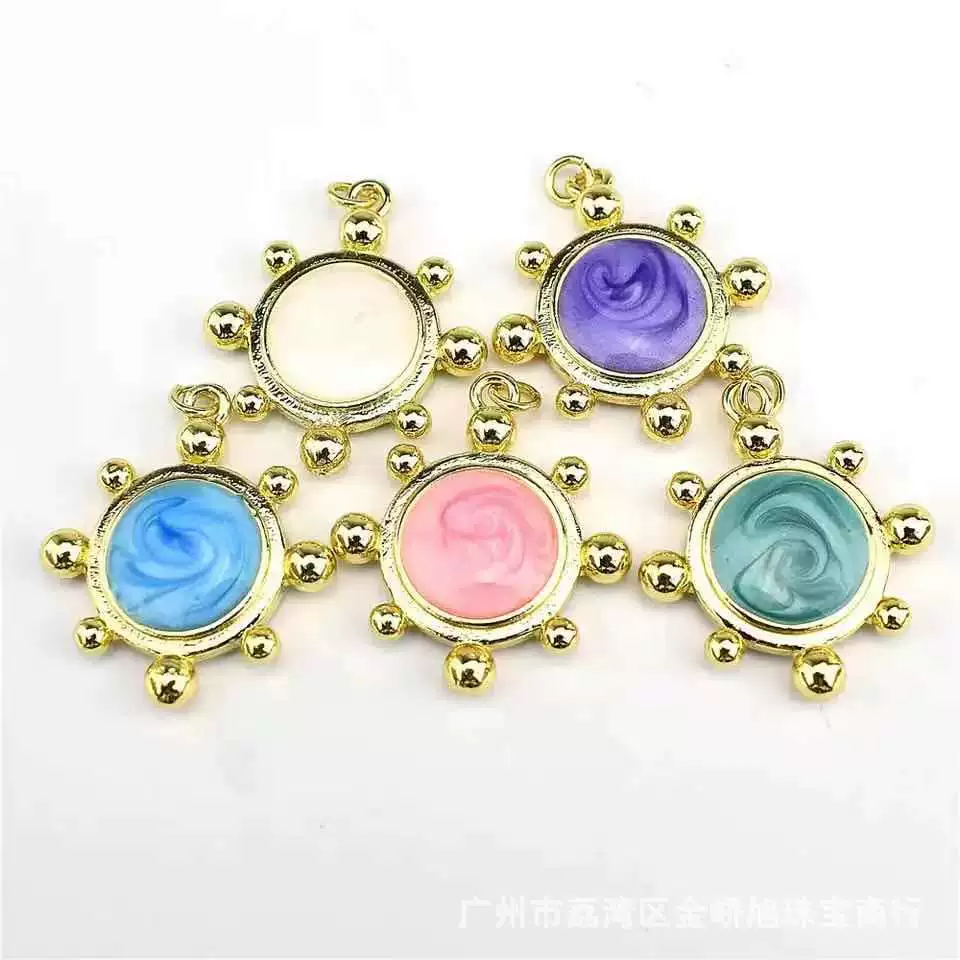 (Cross-border trading), necklace solar-powered, pendant, jewelry handmade, DIY