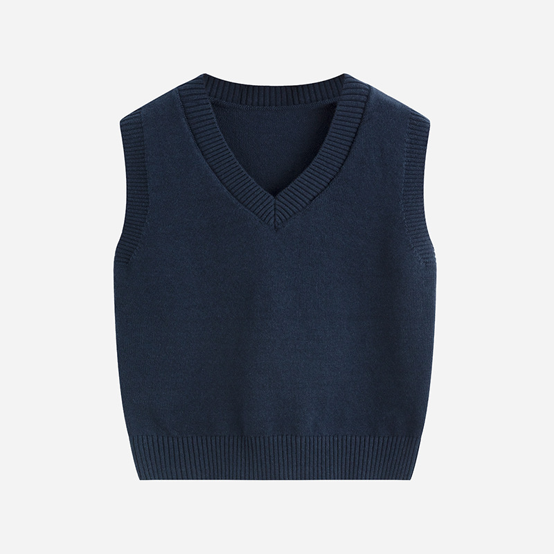 New Style Children's Thin Cotton Sweater Vest Pullover for Boys and Girls, Baby Knitwear Outerwear