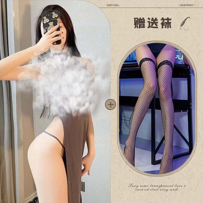 그레이+030 망사스타킹 블랙