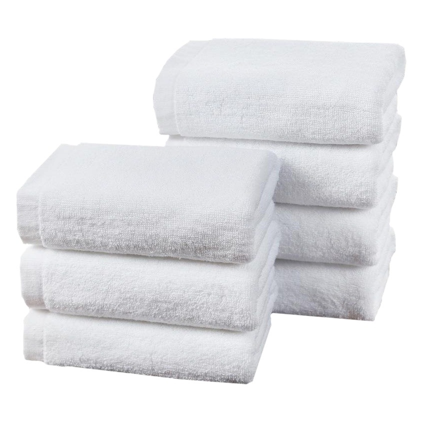 150g cotton thickened large towel high-end hotel beauty salon gym cotton white towel embroidered LOGO