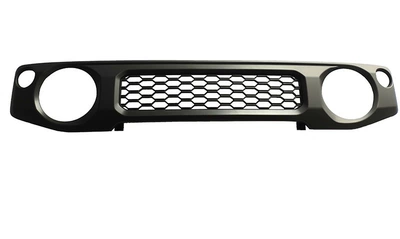 Suitable for Jb64 Jb74 Suzuki Jimny Front Grille Insect Screen Mesh with Logo (Zhongwang) - section-a-without-labelmatte-black