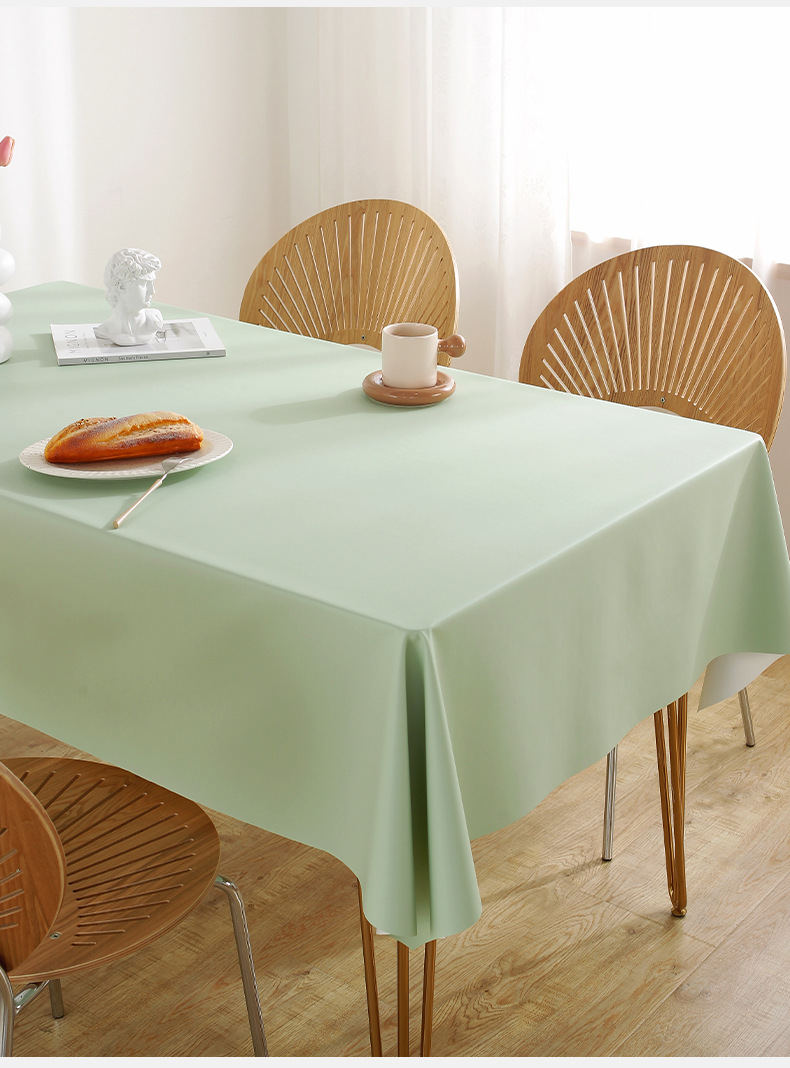 PVC Tablecloth Is Waterproof And Oil-resistant, Easy To Clean, Suitable For Home Use, Rectangular Shape, Nordic Light_voghion.com