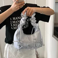 Сумка через плечо с бантом, сумка на одно плечо, корейский стиль