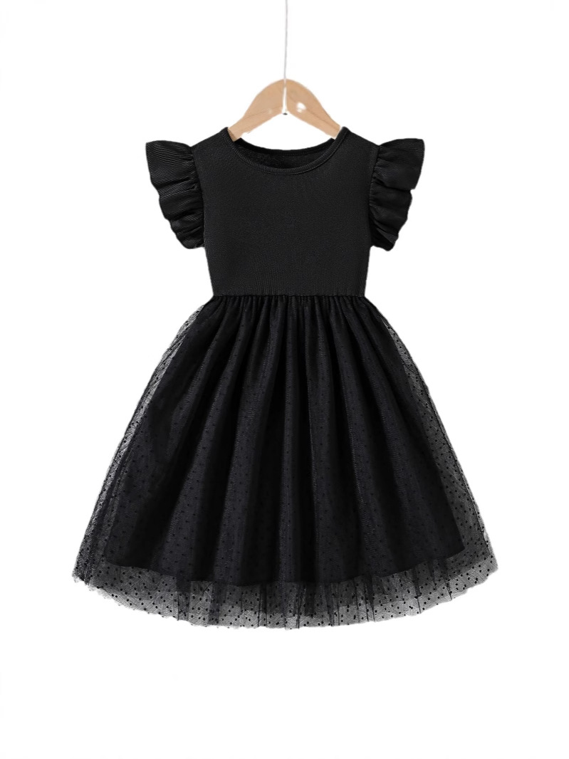2026 niñas de verano vestido infantil de ropa de primavera de primavera de primavera vestido de princesa de mangas cortas image 5