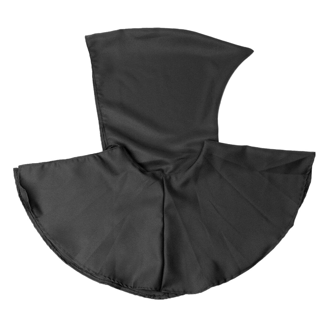 Negro muerte tocado capa traje de Halloween medieval con capucha punk bruja cos capa