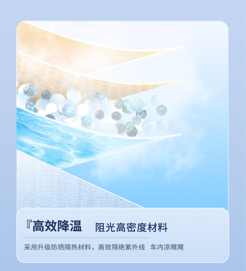Car sunshade sunscreen heat insulation sunshade front windshield sunshade summer car curtain light blocking artifact