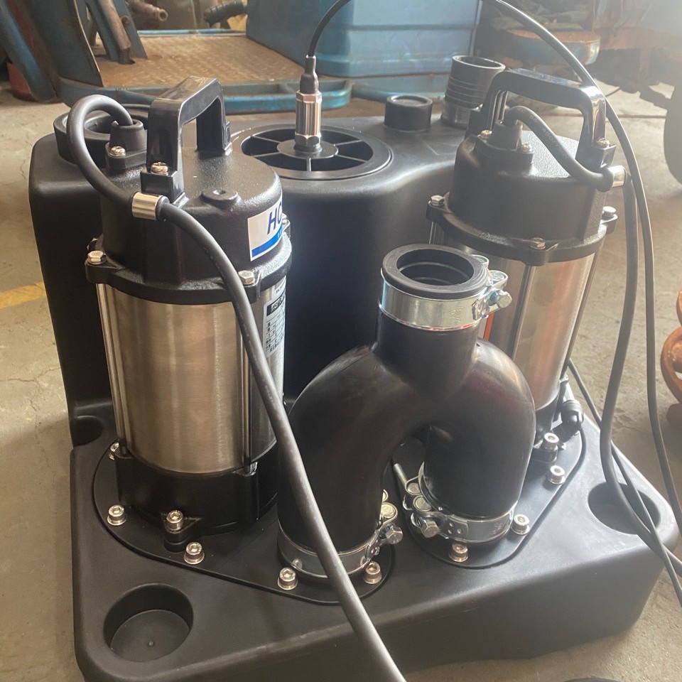 别墅污水提升设备 厨房一体化隔油设备 成套家用地下室提升泵