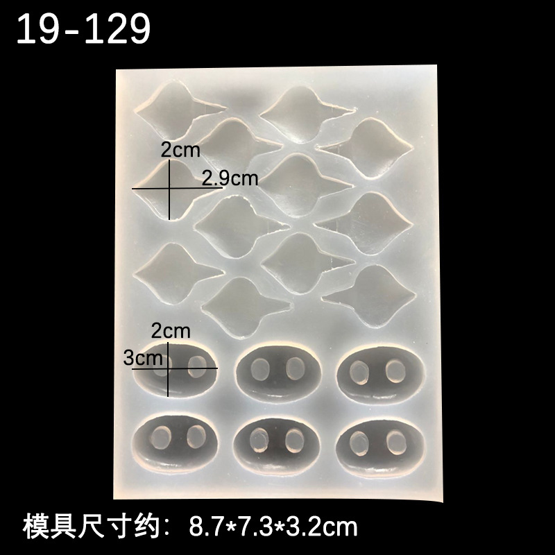 Orejas de cerdo nariz de cerdo Fondant inserto de chocolate mousse decoración de la torta molde de silicona para hornear accesorios de postre