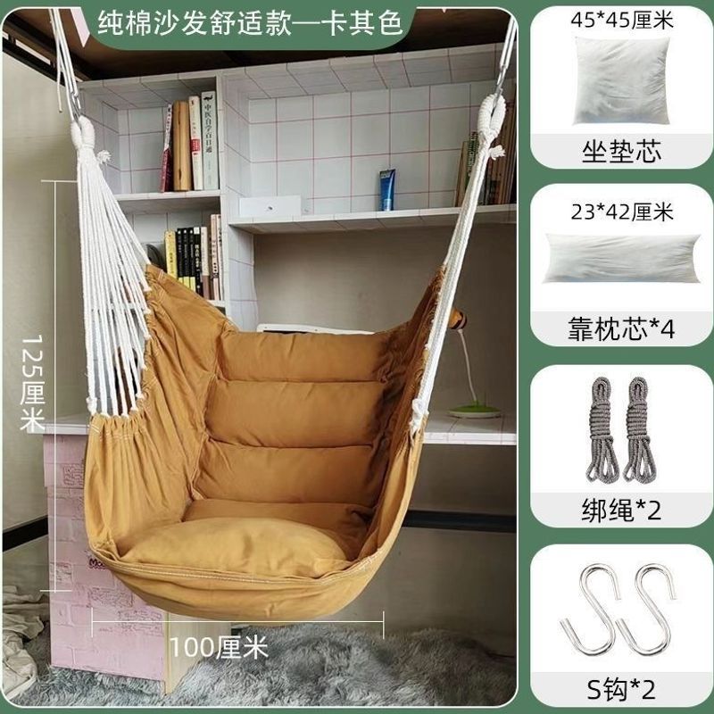 Dormitorio de sillas colgantes dormitorio de estudiantes universitarios sillas colgantes sillas perezosas estudiantes columpios interiores y exteriores engrosados mecedoras red hamaca roja