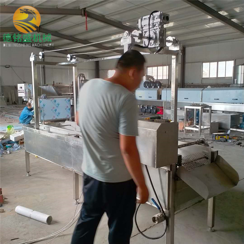 新款带提升炸油条机器 方便清洗波轮式油条油炸机 温度可控油条机