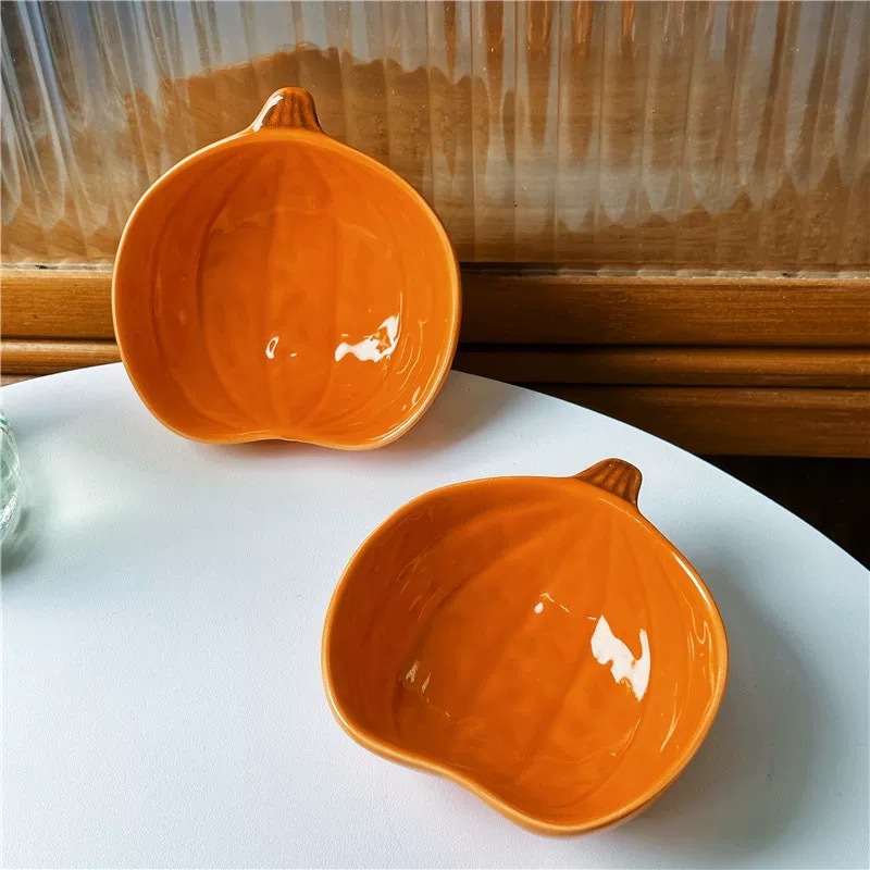 Cross-border Export Ceramic Dip Small Bowl Baby Food Supplemented Pudding Bowl Household Dessert Small Bowl Creative Shufulei Baking Bowl