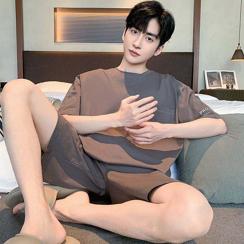 Q-N62718 [100% 면 남성용 홈웨어]]