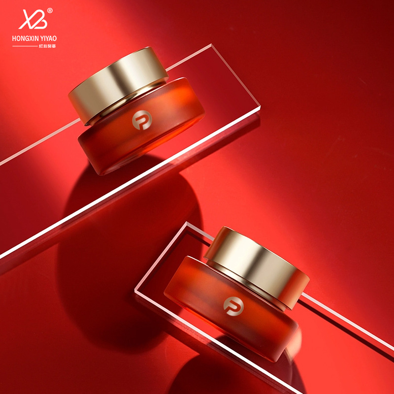 现货化妆品包材50g膏霜瓶面霜瓶30g瓶身分装瓶底加厚玻璃分装神器