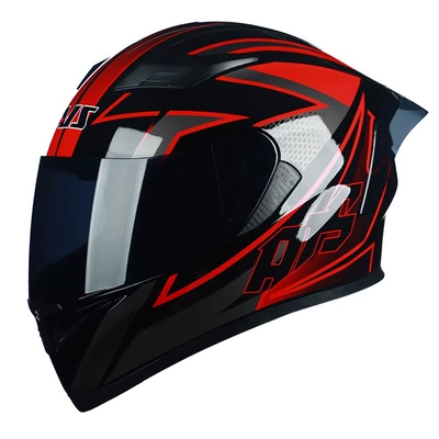 Motosiklet kaskı (dəbilqə), AIS motorcycle helmets for men - black-and-red-are-always-paired-with-black-tea-m