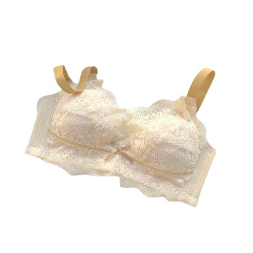 Women's underwear with big breasts and small size, ultra-thin large size, no steel ring, gathering side breasts, anti-sagging, breast reduction bra, autumn