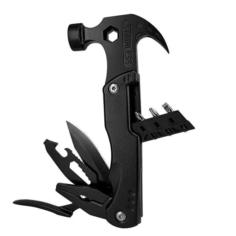 现货多功能斧头安全锤羊角锤汽车工具多功能刀 户外工具