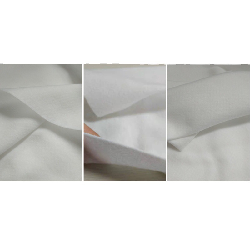 退热贴巴布贴无纺布针刺无纺布美容贴用布白色针刺棉冰凉贴底布