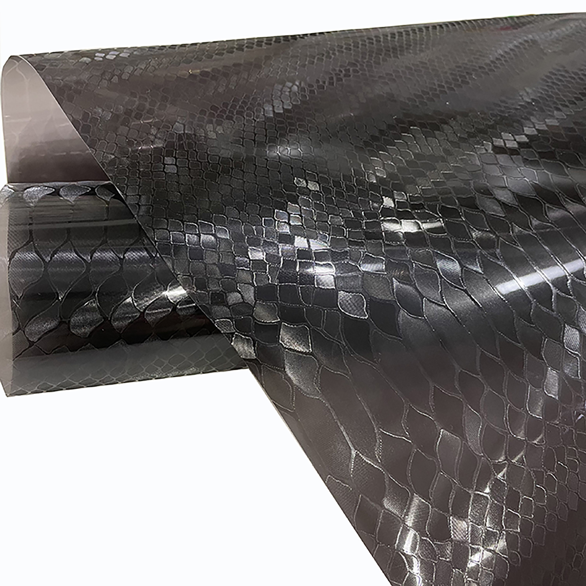 现货 彩色透明压纹 PVC压纹 鱼鳞光边压纹 箱包手袋桌垫-阿里巴巴