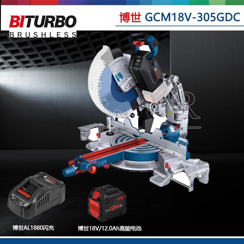 博世（BOSCH） GCM 18V-305 GDC特霸系列18v重载级锂电斜切锯|undefined