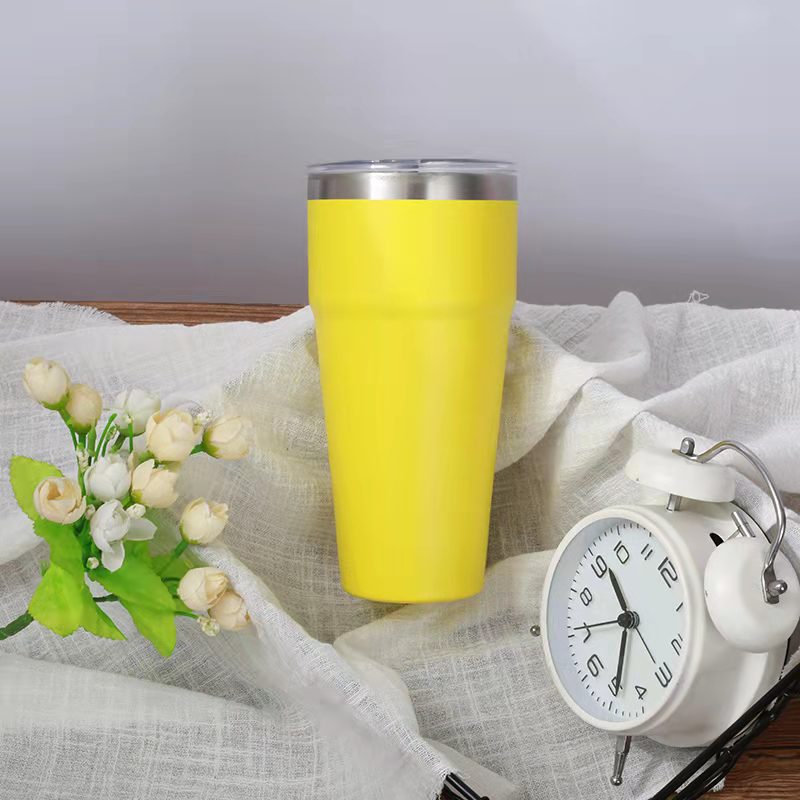 Comercio exterior nuevo acero inoxidable de doble capa 26oz taza de aislamiento caliente taza de automóvil portátil taza de café en stock image 9