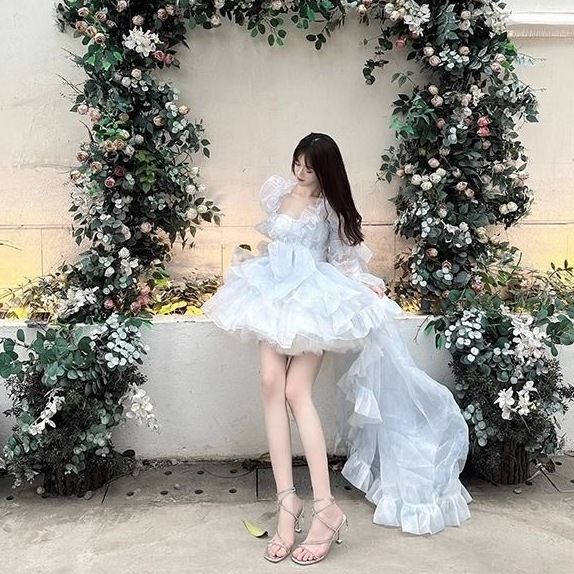 lolita法式长款连衣裙洛丽塔高级感毕业典礼公主裙|undefined