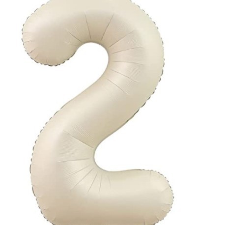 40 pulgadas digital de papel de aluminio globo vintage color leche blanco caramelo chocolate atmósfera globo decorativo