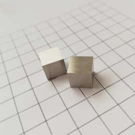 耐腐蚀金属 铱立方 10mm 拉丝镜面抛光 铱方块 元素立方默认无标