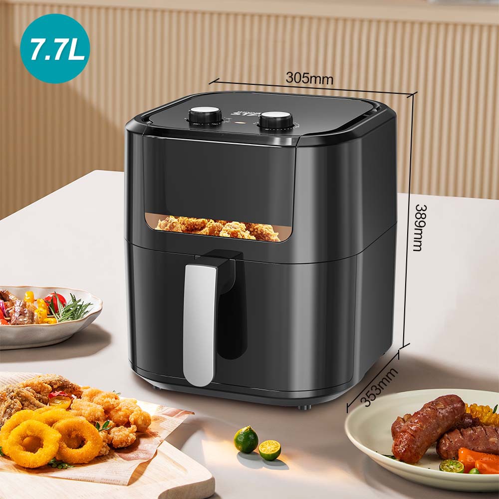 Winningstar estándar británico estándar europeo de gran capacidad 7.7L pollo frito papas fritas huevo tarta barbacoa multifunción freidora de aire