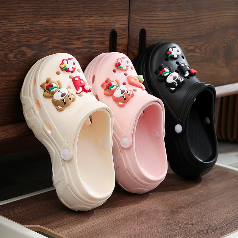 Женские летние сандалии, пляжная обувь с толстой подошвой, легкие повседневные сандалии, домашние и уличные тапочки с закрытым носком