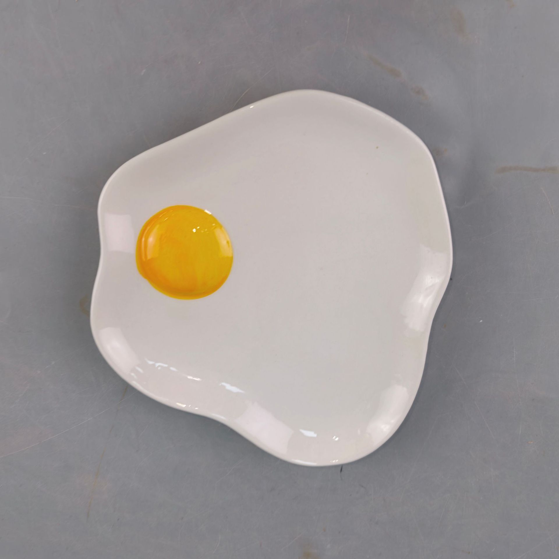 Coreano inswind encantador platos de huevo de bolsillo nicho plato de cerámica de alto valor plato de desayuno plato