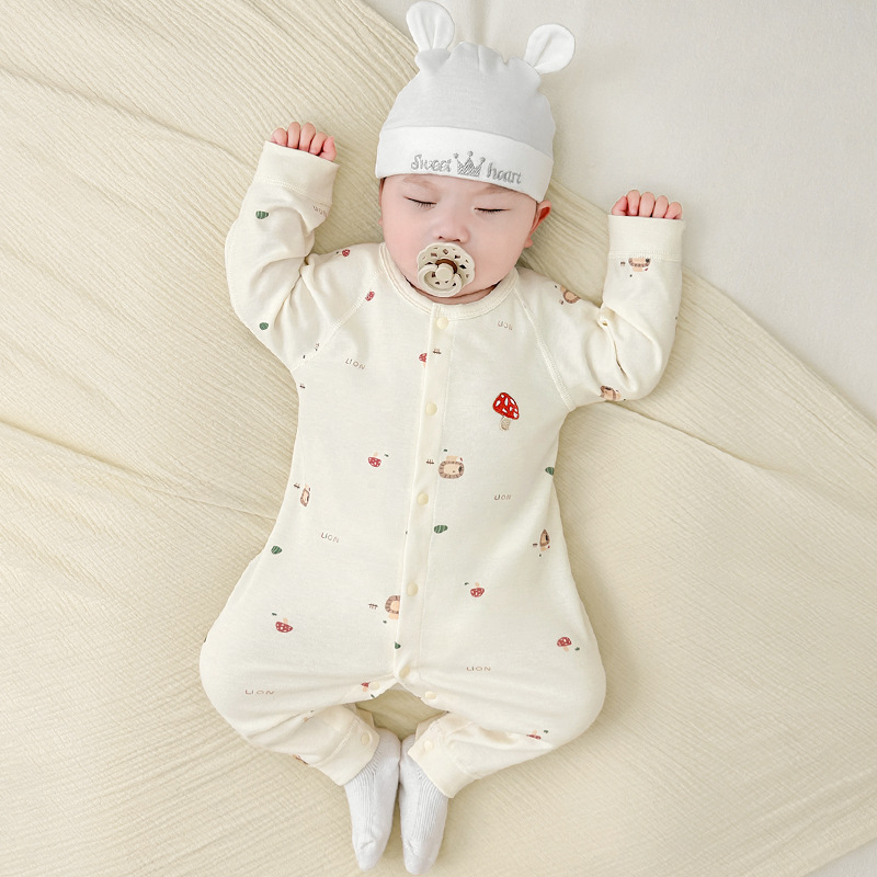 Primavera, otoño, invierno, ropa de recién nacidos, ropa de otoño de algodón para niños pequeños, ropa de base delgada para bebés