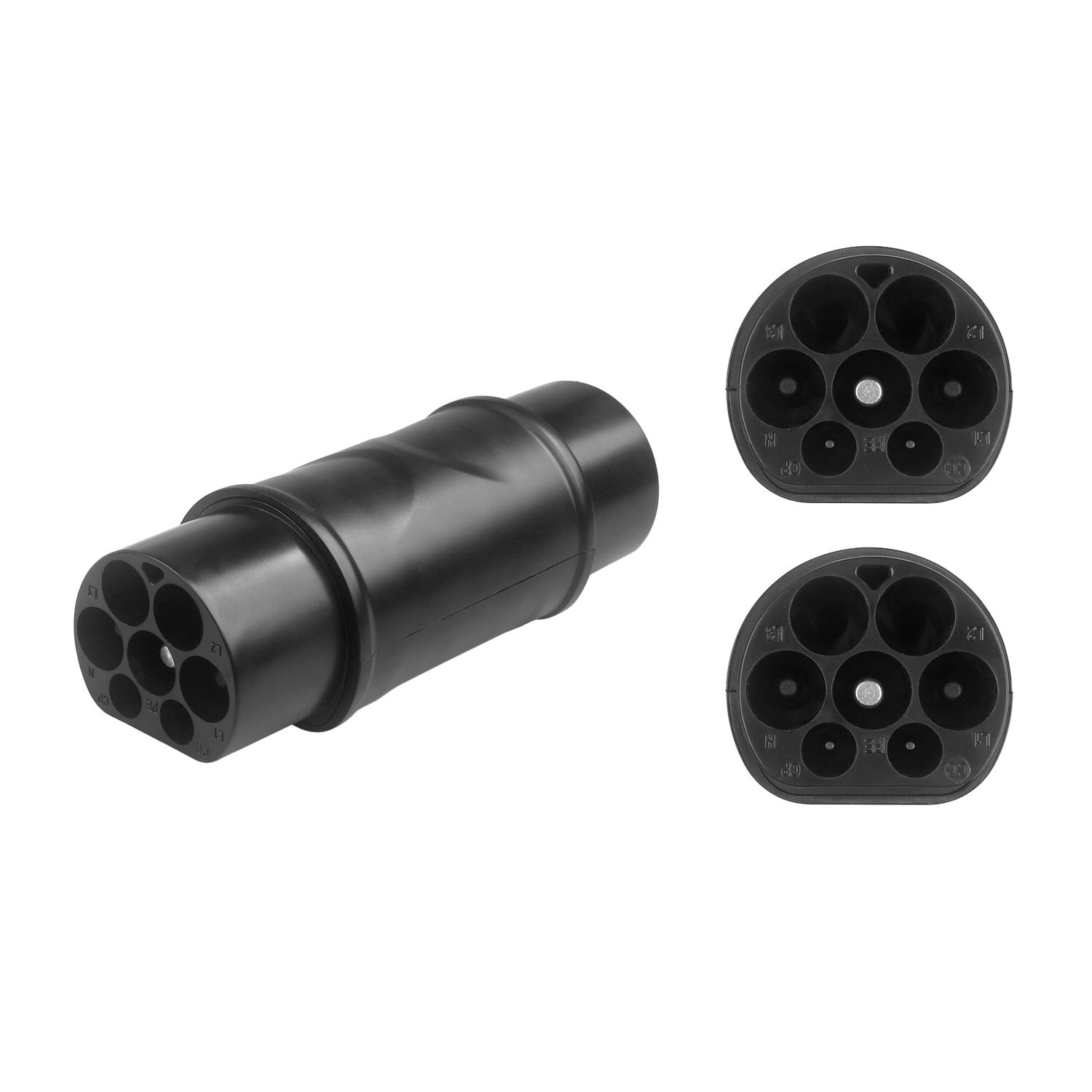 新能源充电汽车欧标转国标转接头TYPE 2 TO GB/T充电桩车充转换器